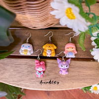 Sanrio Plushie Character Earrings