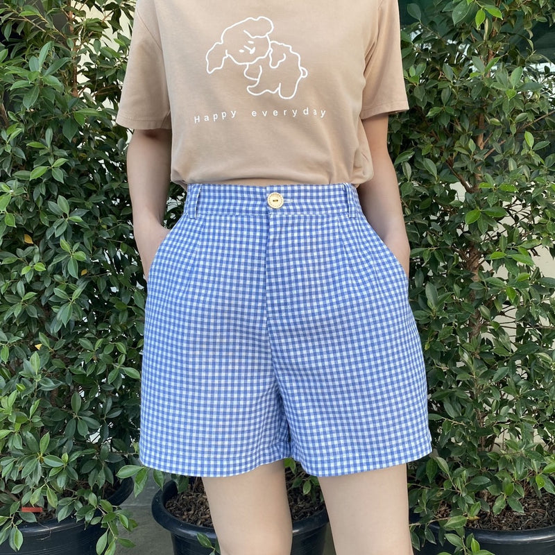 Ellie Gingham Shorts