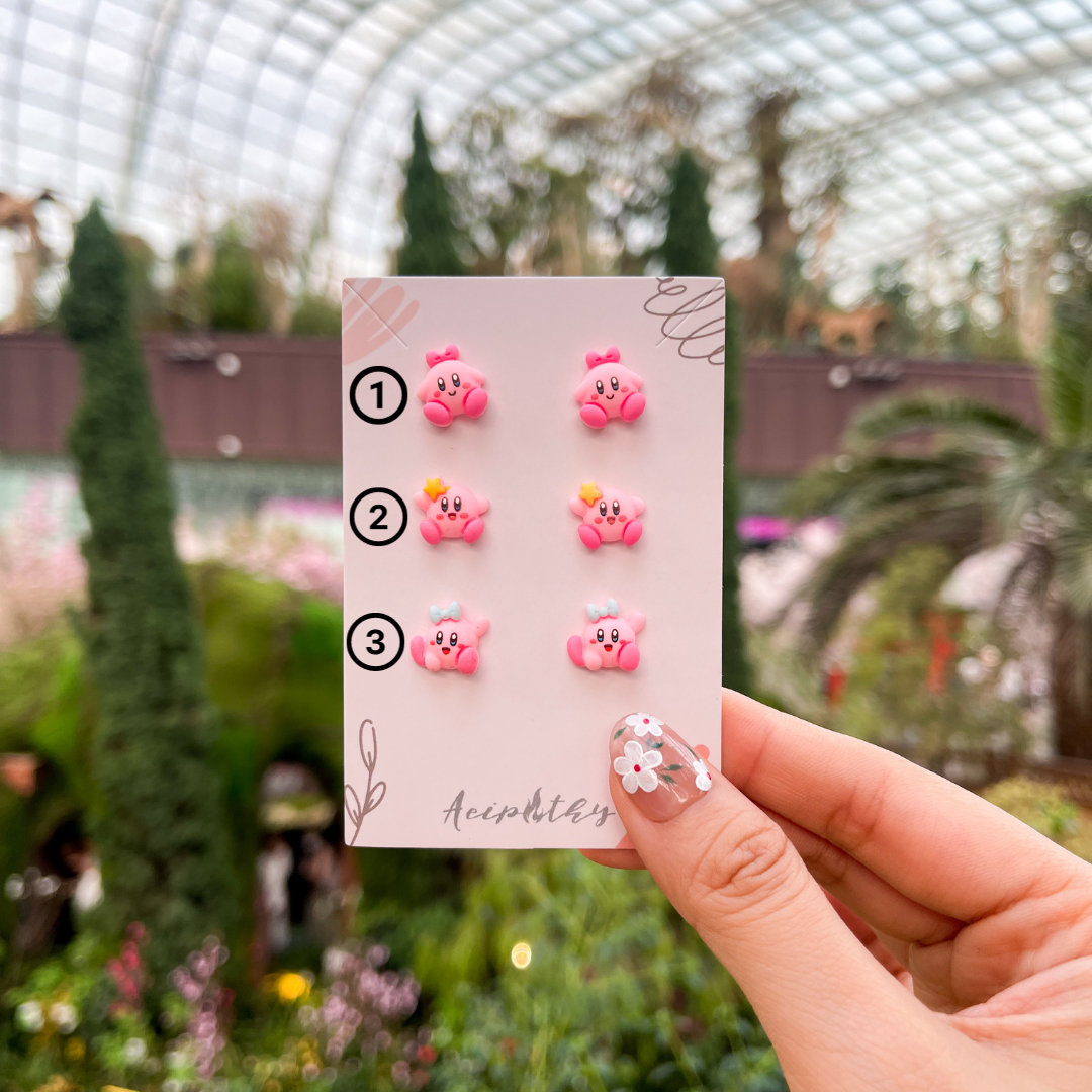 Kirby Ear Studs (6 Designs)