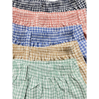 Lila Gingham Shorts