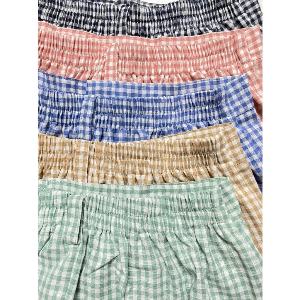 Lila Gingham Shorts