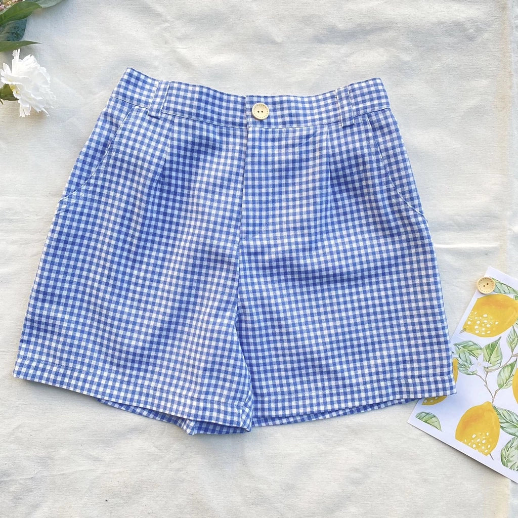 Lila Gingham Shorts