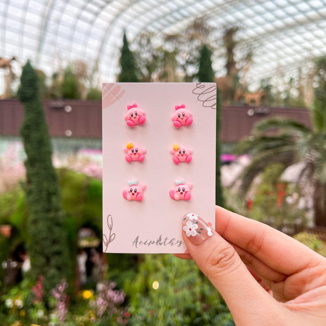 Kirby Ear Studs (6 Designs)