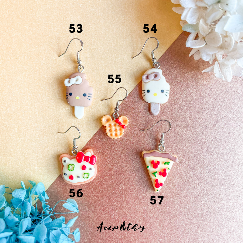 Character Food Earrings