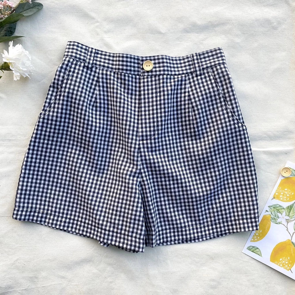 Lila Gingham Shorts