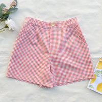 Lila Gingham Shorts