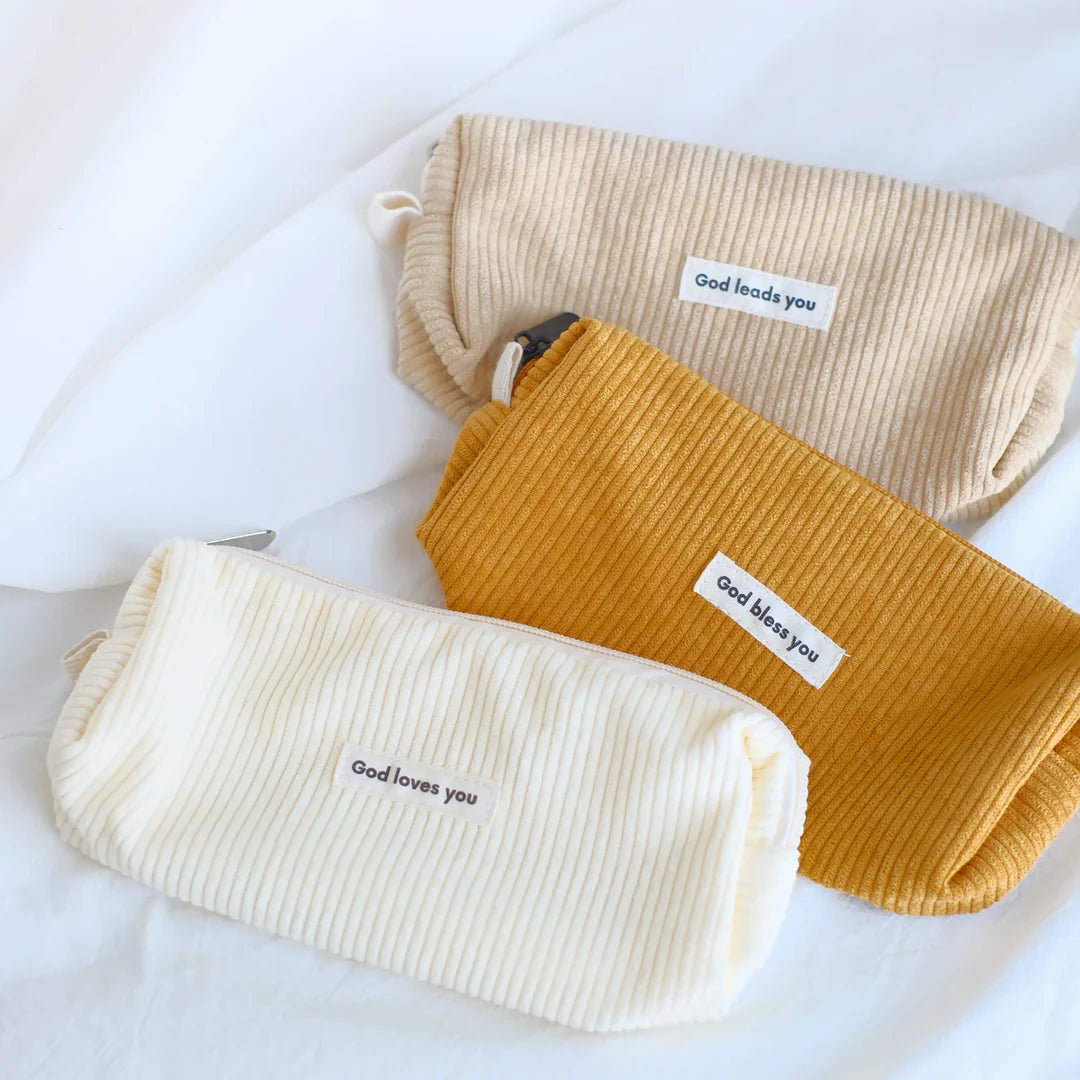 Blessings Corduroy Pouch