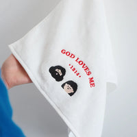 God Loves Me Hand Towels