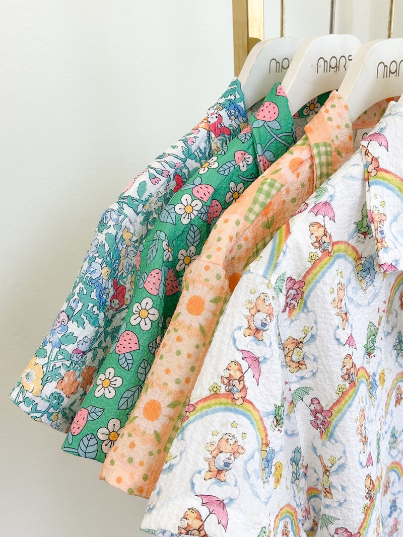 Care Bear Collared Top