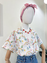 Care Bear Collared Top