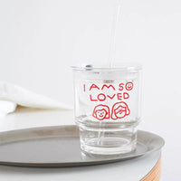 Glass Mug with Straw