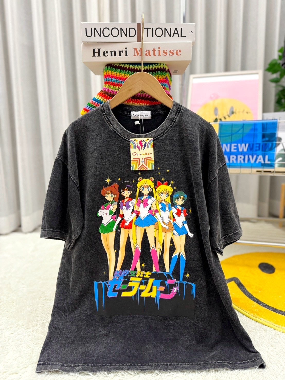 Sailor Moon Acid Wash Tee