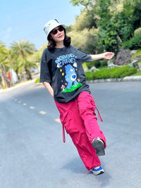 Nobody Cares Carebear Acid Wash Tee