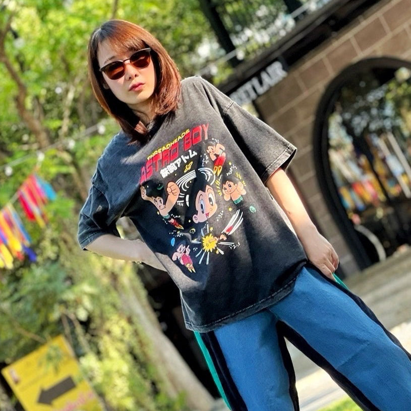 Astroboy Acid Wash Tee