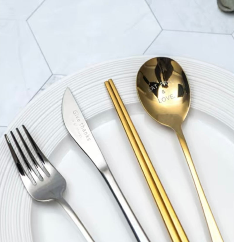 Give Thanks Cutlery Set