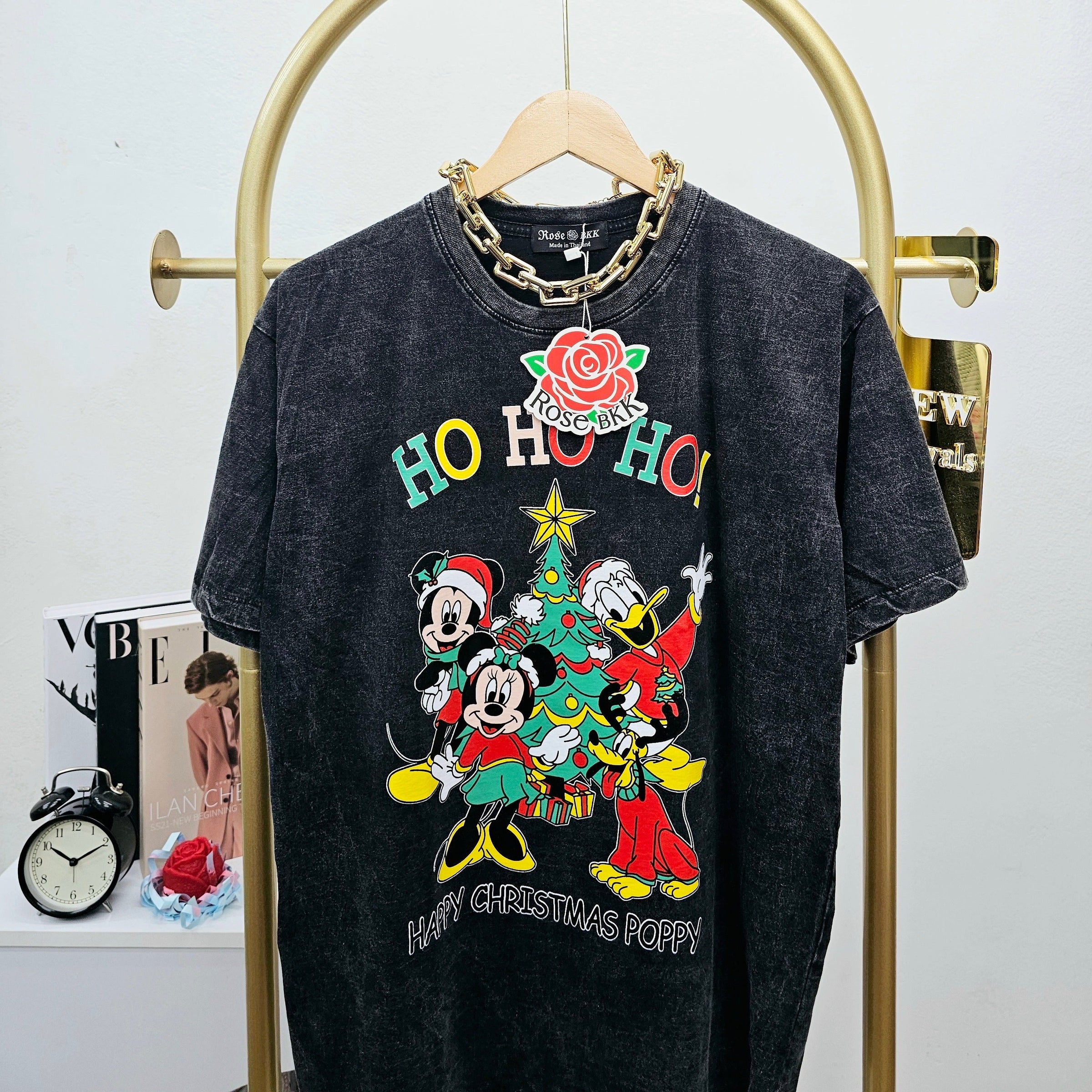 Mickey Christmas Acid Washed Unisex Tee (Copy)