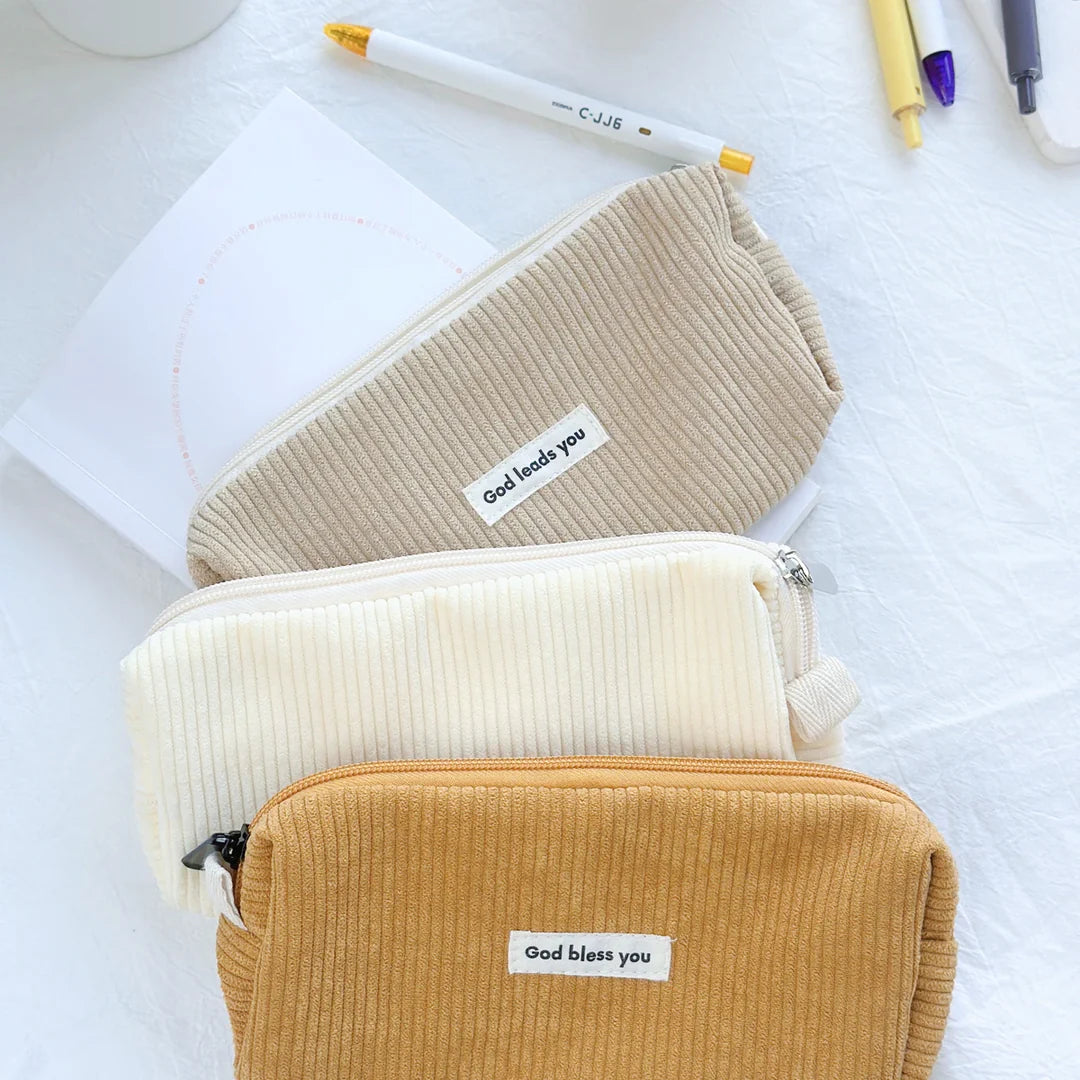 Blessings Corduroy Pouch