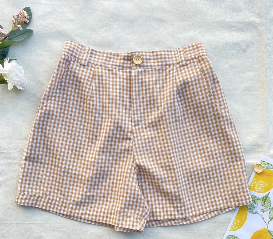 Ellie Gingham Shorts