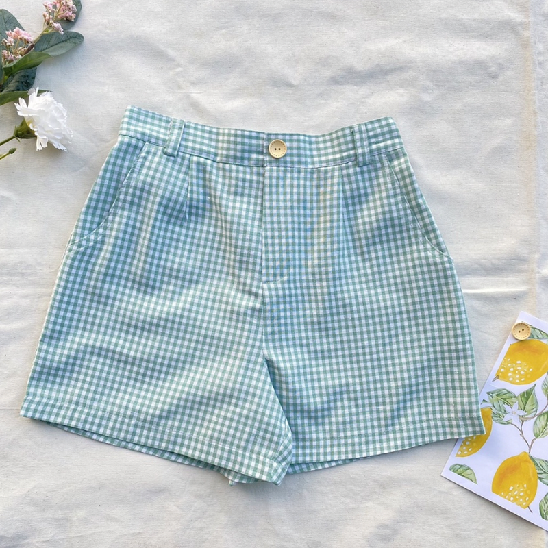 Ellie Gingham Shorts