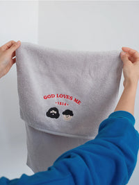 God Loves Me Hand Towels