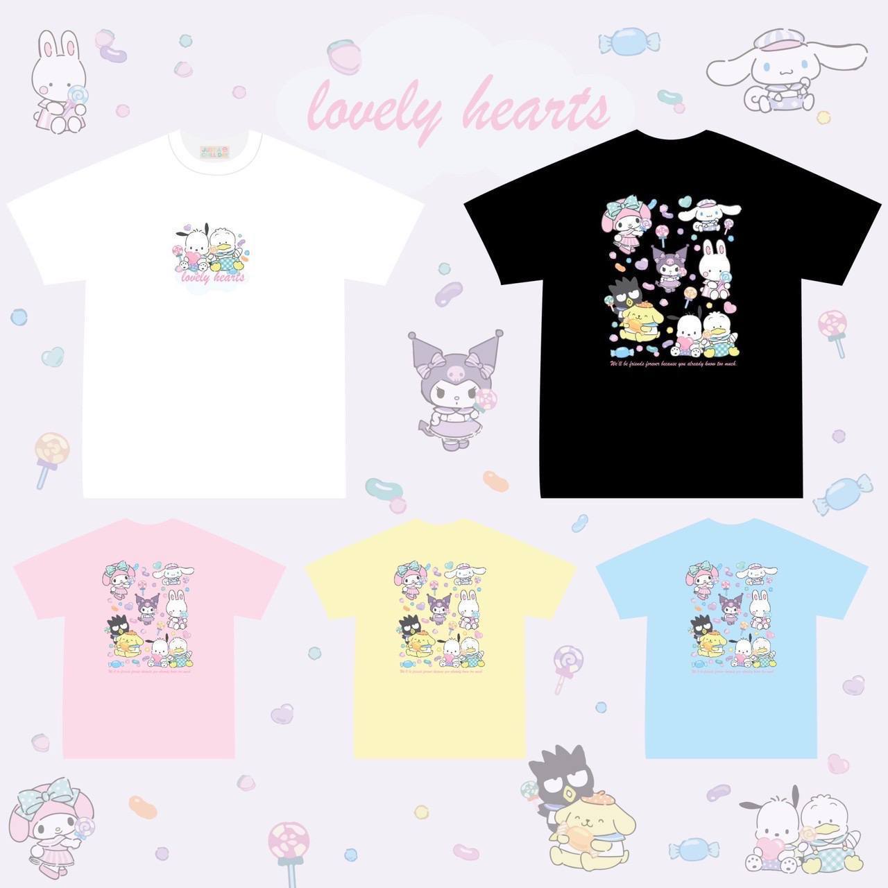 Sanrio Lovely Hearts Oversize Tee