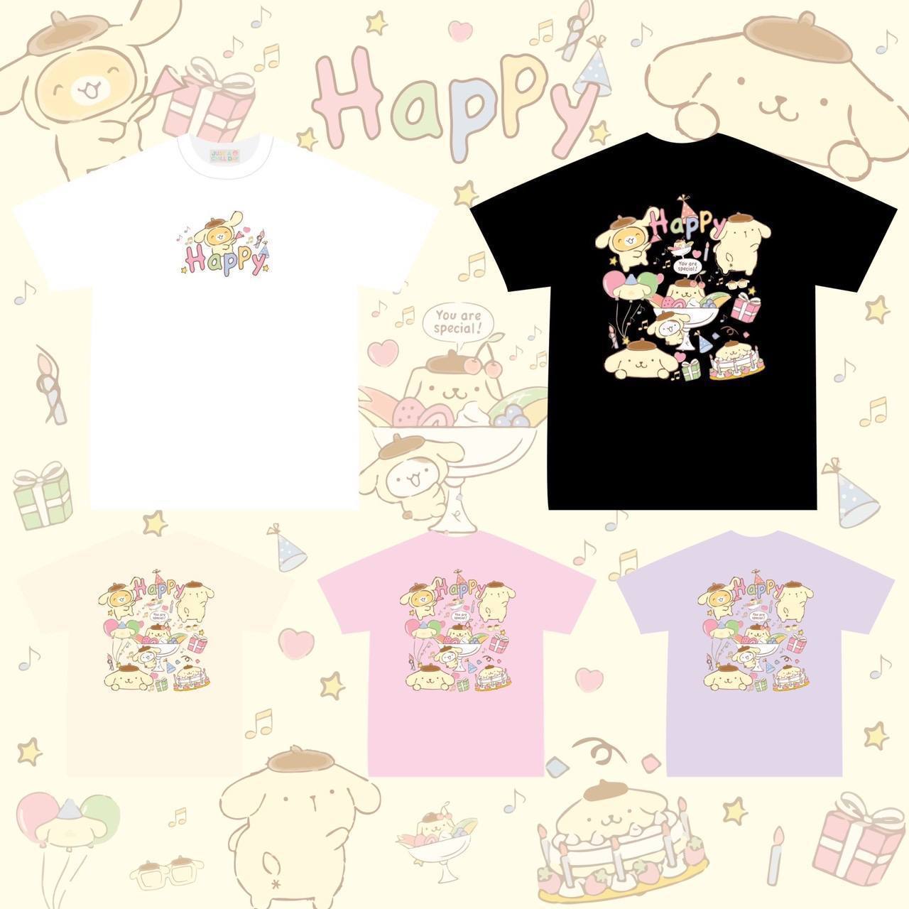 Pompompurin Happy Oversize Tee