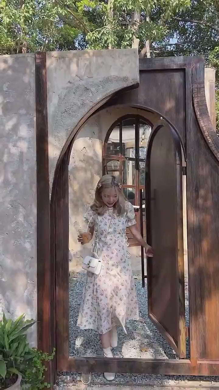 Flora Ruffle Sleeve Dress video