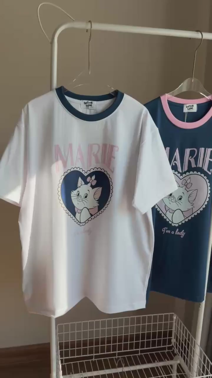 Marie Heart Oversized Tee video