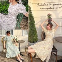 Flora Ruffle Sleeve Dress