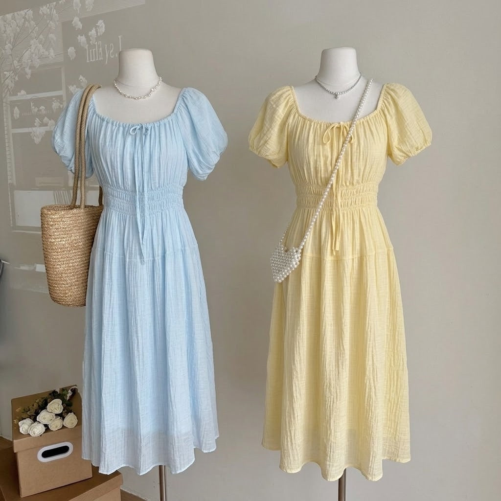 Clara Puff Sleeve Maxi Dress