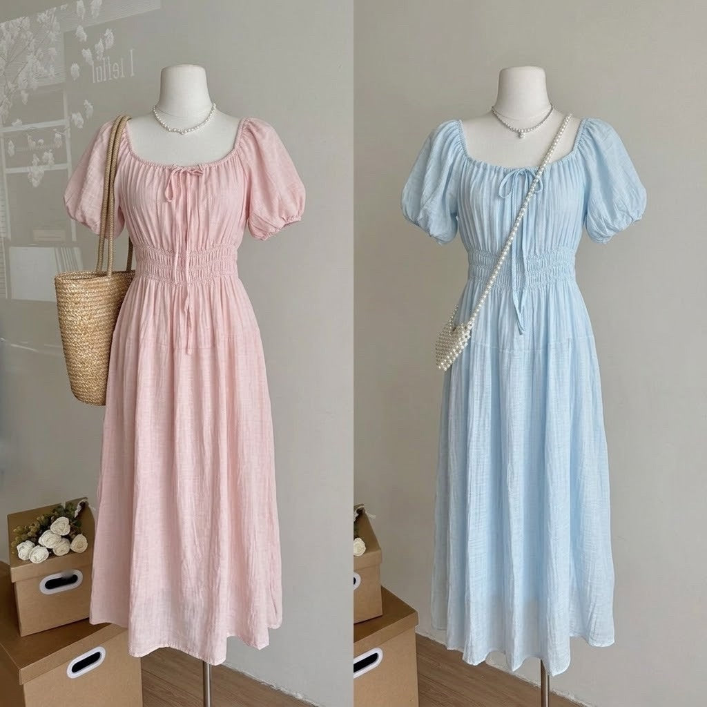 Clara Puff Sleeve Maxi Dress