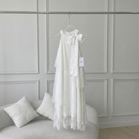 Belle Bow Lace Maxi Dress