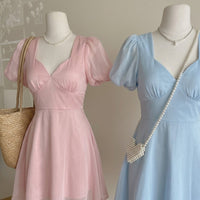 Sienna Sweetheart Puff Mini Dress