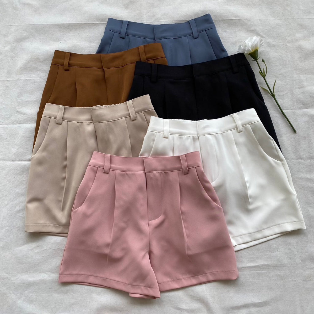 Jenna Pleated Shorts - all colours