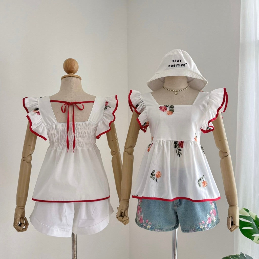 Shirley Embroidered Tops (2 Designs)