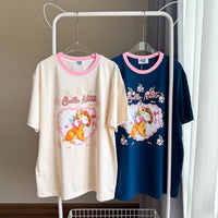 Bella Heart Oversized Tee - both colours