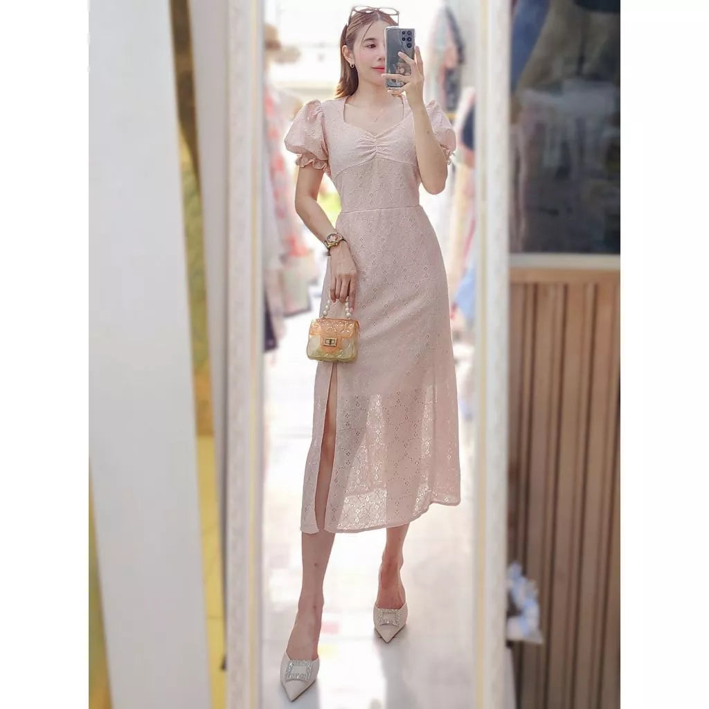 Clementine Sweetheart Lace Dress