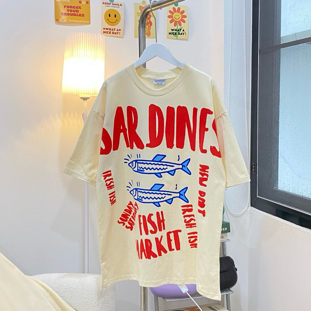 Sardines Vintage Graphic Tee