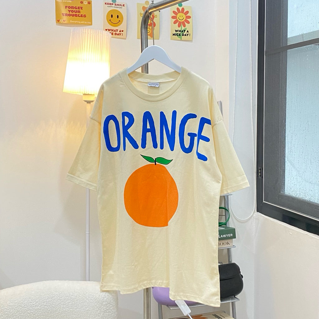 Orange Vintage Graphic Tee