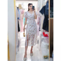 Clementine Sweetheart Swiss Dot Dress (Winter)