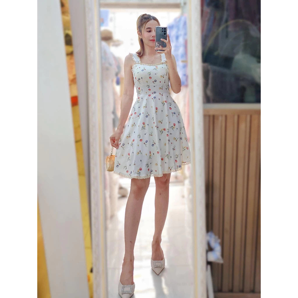 Dahlia Lace Skater Dress