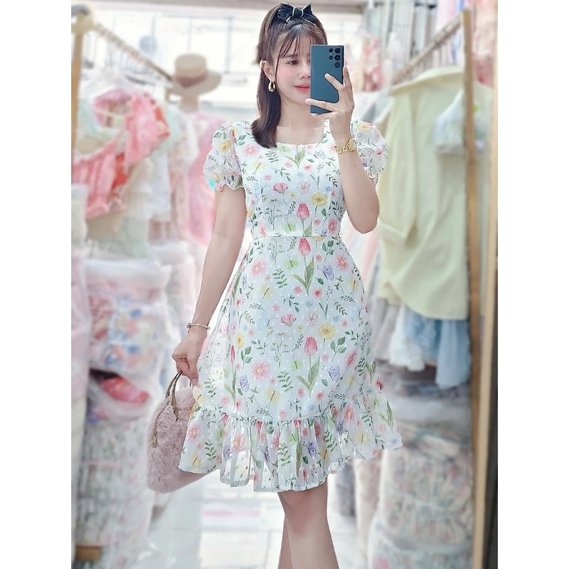 Belle Swiss Dot Dress (Summer)