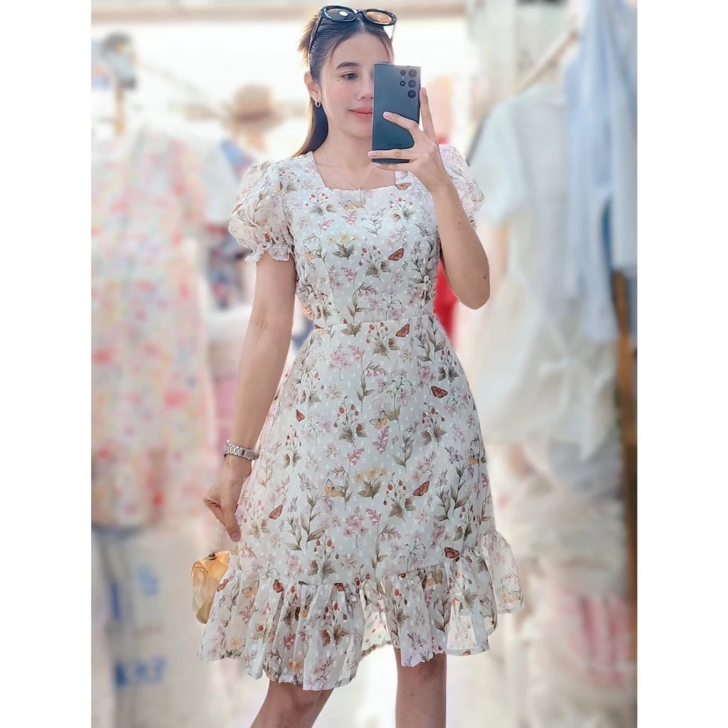 Belle Swiss Dot Dress (Winter)