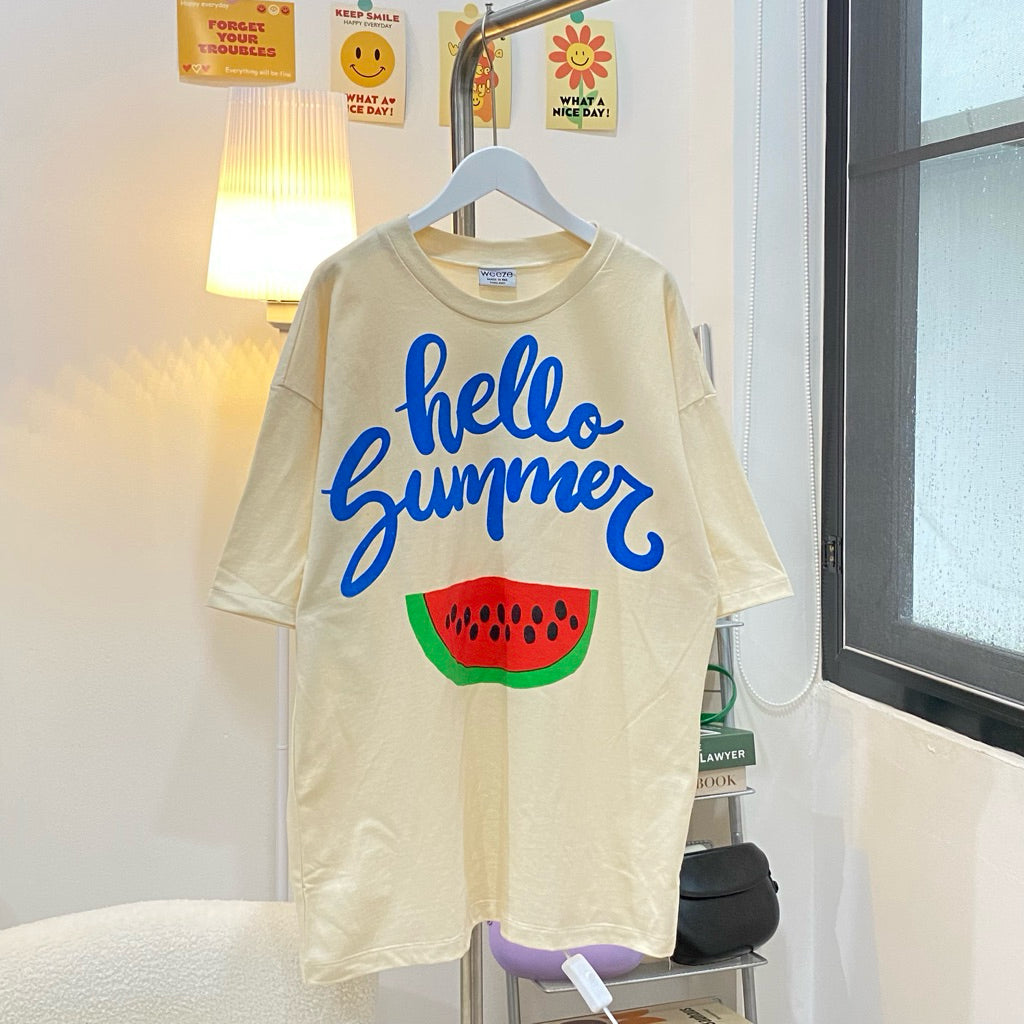 Hello Summer Vintage Graphic Tee