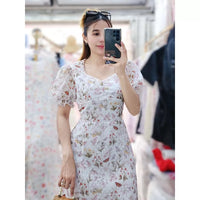 Clementine Sweetheart Swiss Dot Dress (Winter)