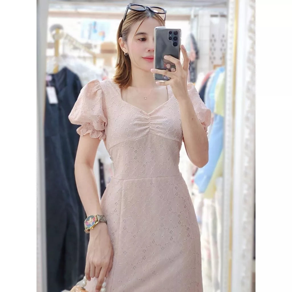 Clementine Sweetheart Lace Dress