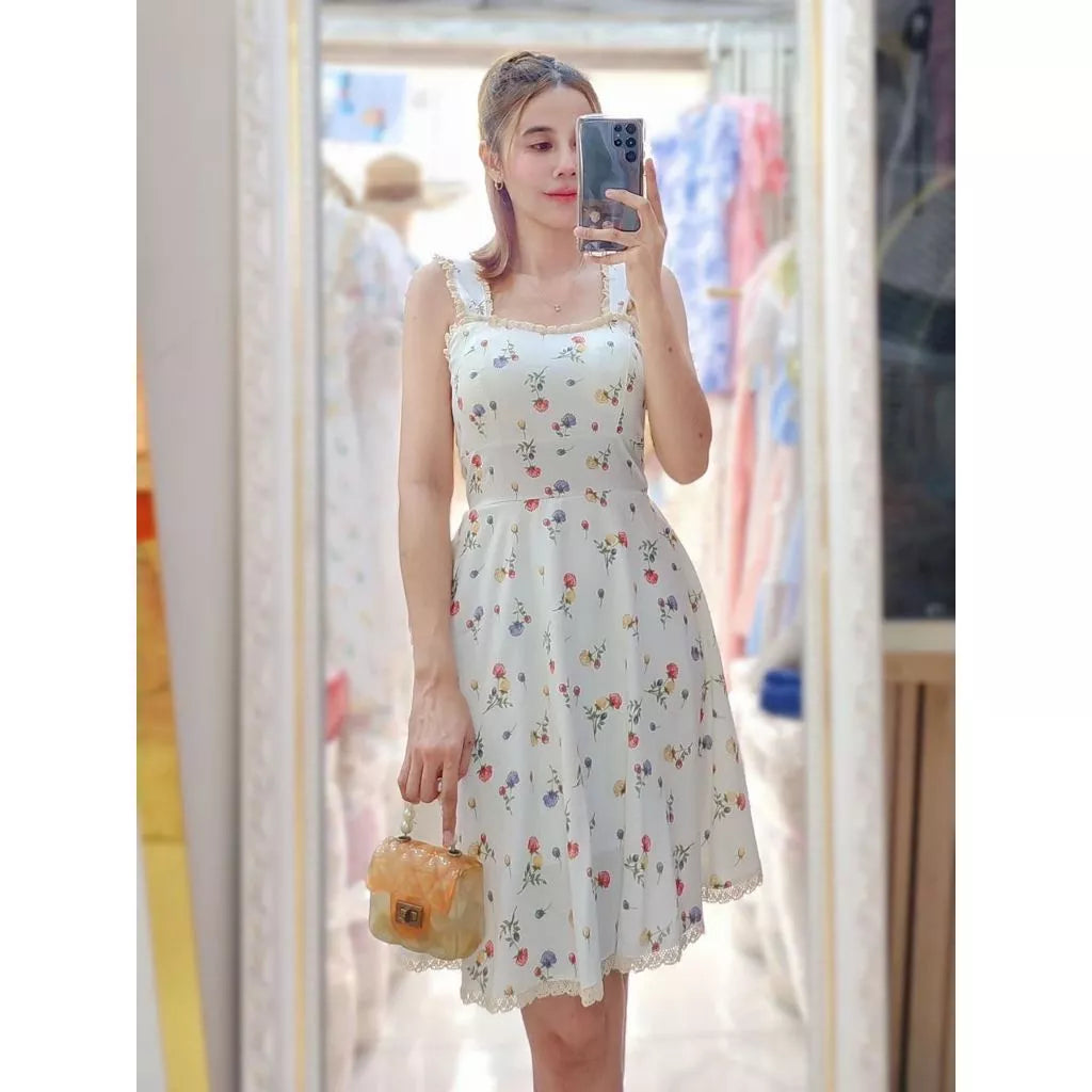 Dahlia Lace Skater Dress