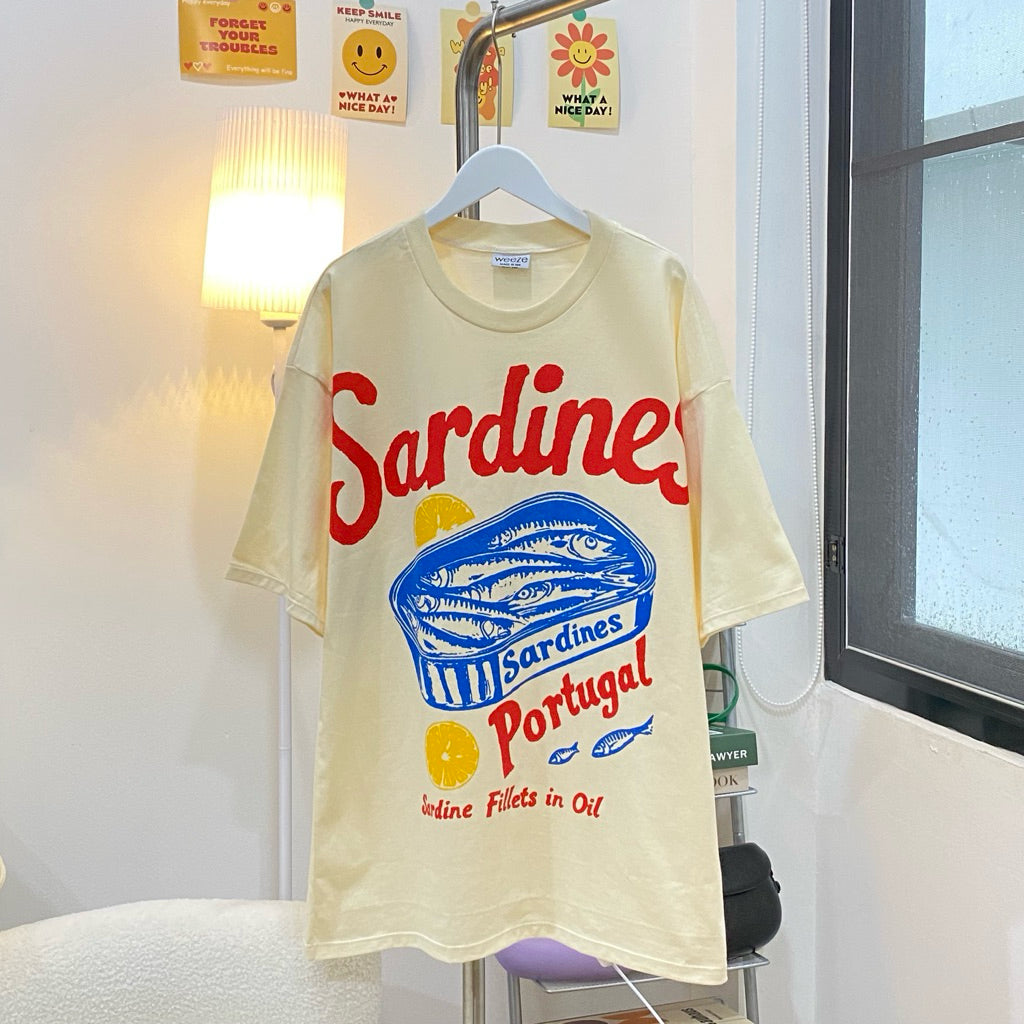 Can Sardines Vintage Graphic Tee