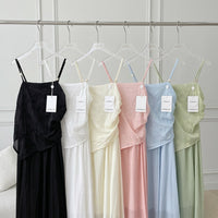 Lila Floral Layered Cami Dress