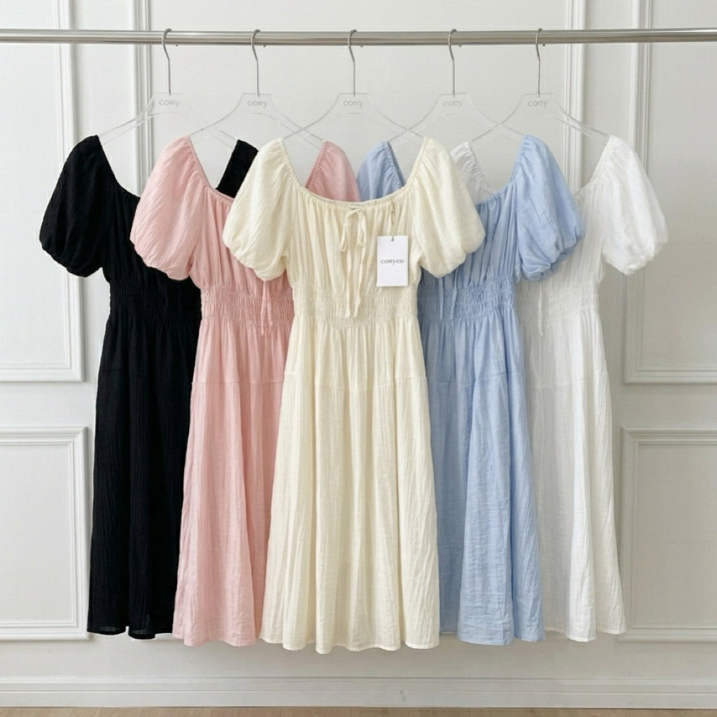 Clara Puff Sleeve Maxi Dress